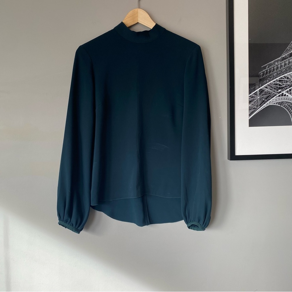 Aritzia Babaton Granados Mock Neck Blouse (S)